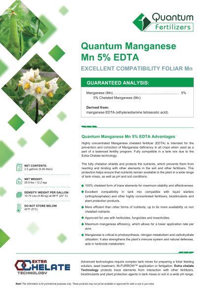Quantum Manganese Mn 5 EDTA