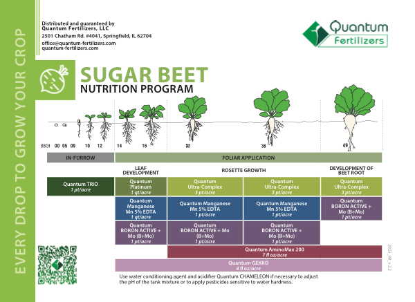 Program de nutritie sfecla de zahar